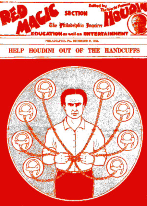 copies of Red Magic, newspaper series Harry Houdini and others wrote ...