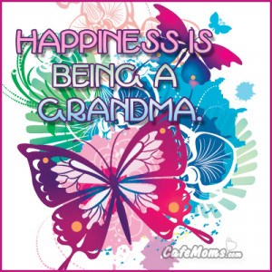 Happiness Is Being A Grandma Facebook Graphic