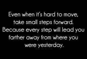 take small steps #quote