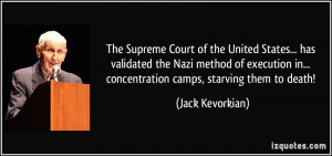 The Supreme Court of the United States... has validated the Nazi ...
