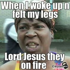 Fuckin' DOMS. Every time. Follow Half of Gabby on Facebook for daily ...