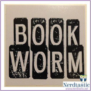 Bookworm coaster