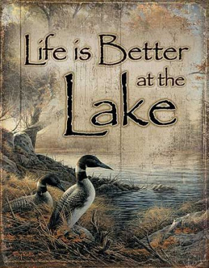 Living by the Lake Quote