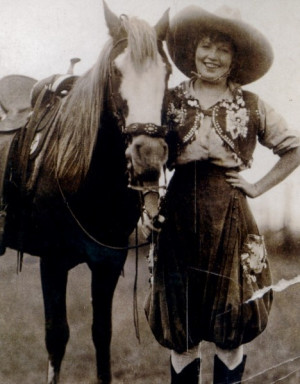 ... cowgirls with her festive garb. Source: National Cowgirl Museum and