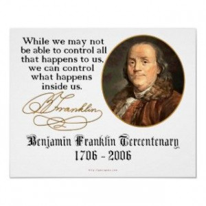 Benjamin Franklin Quote Posters, Benjamin Franklin Quote Prints, Art
