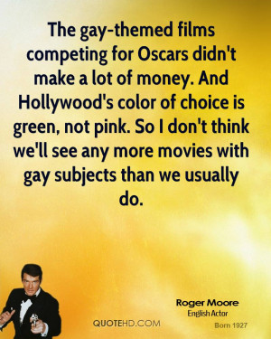 competing for Oscars didn't make a lot of money. And Hollywood's color ...