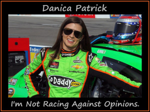 Danica Patrick NASCAR Driver Photo Quote Mini Poster Wall Art Print 8 ...
