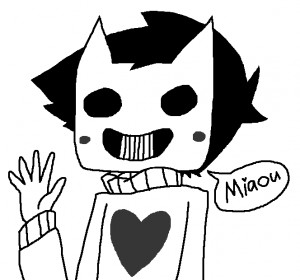 attempted to cosplay Zacharie from OFF.