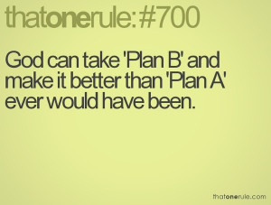 Plan B - Quote _ #That one rule