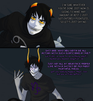 homestuck Gamzee Makara Karkat karkat vantas gamzee moirails Gamkar ...