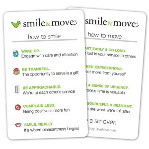 Customer Service Quotes Smile Smile amp Move Pocket Cards 10
