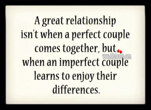 quotes about quotes about relationships not being perfect