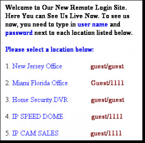 Text Box: Welcome to Our New Remote Login Site. Here You can See Us ...