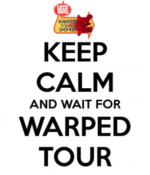 ... in white keep calm Falling In Reverse Warped Tour miss may I