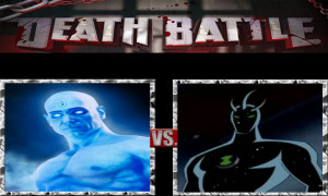 Dr.Manhattan vs. Alien X by ScarecrowsMainFan