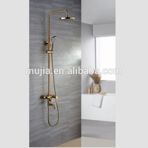 GRS03 Luxury Modern Brass polished gold color shower faucet