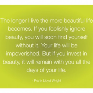 Quotes About Life Lessons by Frank Lloyd Wright