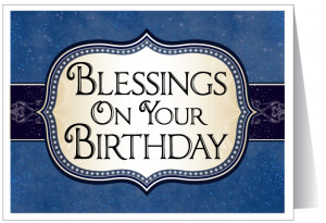 Blessings on Your Birthday Card