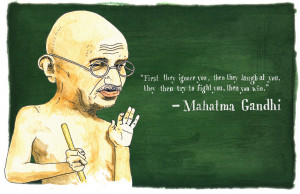 Mahatma Gandhi by JackRaz
