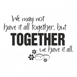 have it all together but together we have it all