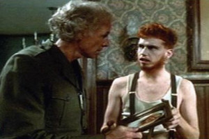 Courtney with Bruce Dern in The ‘Burbs