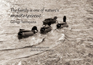 Inspirational quotes about family, The family is one of nature's ...
