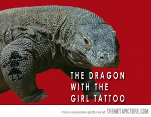 Funny photos funny dragon girl tattoo