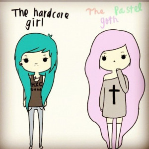 Source: http://rachelinvogue.wordpress.com/tag/pastel-goth/