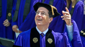 Stephen Colbert, who studied philosophy and theater as an ...