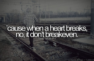 tagged as: breakeven. the script. lyrics. quote. typography. hannah.