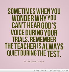 The teacher is always quiet during the test. #quotes #quote More