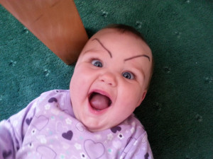 Drawing Eyebrows on Babies Will Not Disappoint You