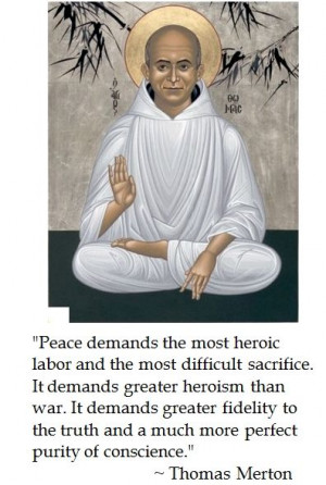 Thomas Merton on Peace #catholic #quotes