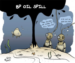 Political Cartoons BP Oil Spill