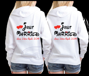 Home Page Shops Married With Mickey LGBT Lesbian Couple Shirts For Mrs ...