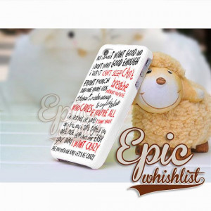 Hunter Hayes I Want Crazy Quotes - iPhone 4/4s/5/5c/5s Case - Samsung ...