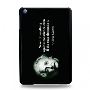 Home » Einstein Quote iPad Mini Case - Hard Plastic Tablet Case