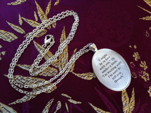 Divergent Inspired 'I might be in love with you' quote Necklace ...