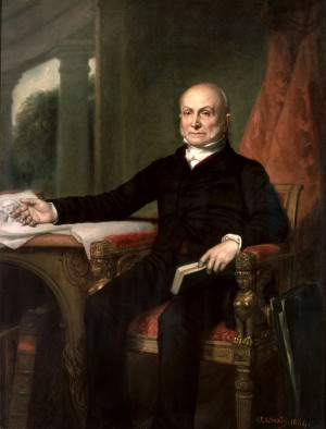 John Quincy Adams Grieves for His Mother, Abigail Adams