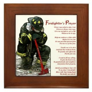 Firefighter Prayer Framed