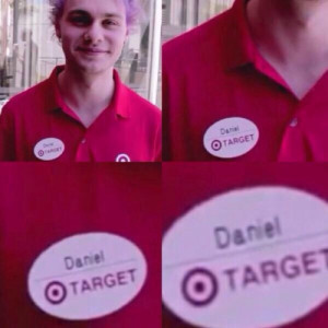 Can we just appreciate Michael’s name tag aww