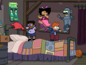 Futurama Bender Fry Amy Wong Professor Farnsworth Turanga Desktop X Hd ...