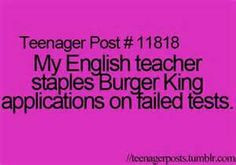 ... those that don't do their homework assignments: Funny Teacher Quotes