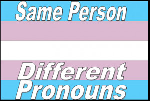 of the person you’re referring to. Traditionally, pronouns come ...