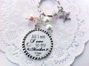 Mother of the bride pendant quote pendantmother by TimberLovesAlan, $ ...