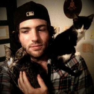 The 30 Cutest Boys With Beards With Cats