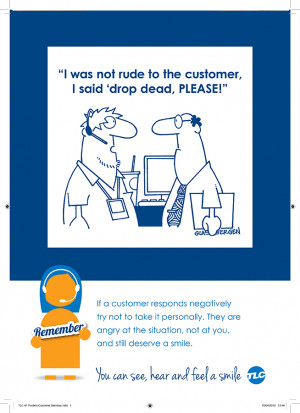 Anti Motivational Poster Our Customer Service Unparalleled Print