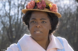 ... role of Sophia from The Color Purple in an OWN promo, released Friday