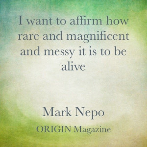 Mark Nepo - happy world poetry day!