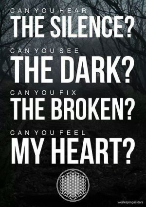 Can you feel my heart lyrics